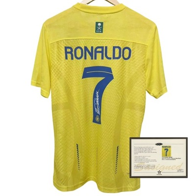 Cristiano Ronaldo podpisana koszulka piłkarska