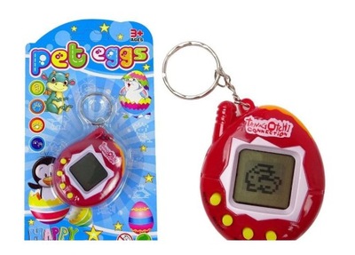 TAMAGOTCHI W JAJKU ZWIERZĄTKO CZERWONE