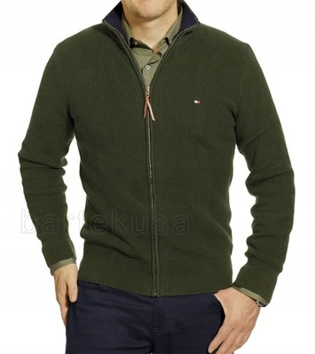 TOMMY HILFIGER SWETER MESKI NA ZAMEK_FULL ZIP S/M