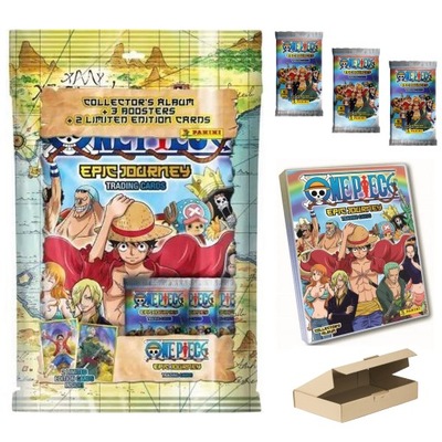 One Piece Epic Journey Album na karty Megazestaw startowy Panini saszetki