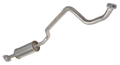 Nissan almera tino 1.8 b 00- труба гасник середній фото №1