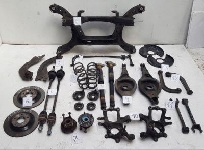 Привідний вал задня права ліва mazda cx5 4x4 awd фото №1