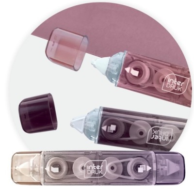 KOREKTOR i KLEJ W TAŚMIE NA TAŚMIE 2w1 Interdruk