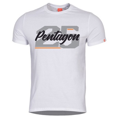 Koszulka T-Shirt Pentagon "Twenty Five" White 3XL