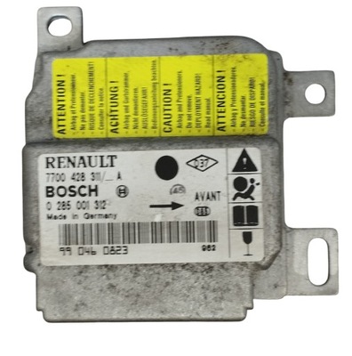 Модуль датчик подушка безпеки renault clio ii 7700428311 фото №1