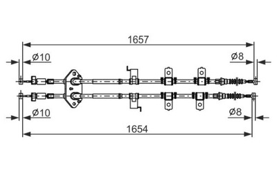 1987482896 CABLE HAM. RECZ. MAZDA T. 6 2,0-2,5 07-1  