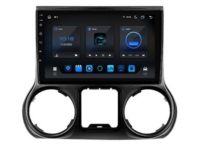 Radio Android FS4-Max Jeep Wrangler Rubicon 4/32 Carplay AndroidAuto 2K DSP