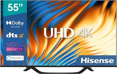 TV LED 4K HISENSE 55" 55A67H