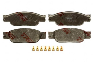 Trw тормозные колодки тормозные jaguar перед s-type 02- trw фото №1