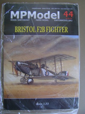 Model kartonowy Bristol F2B Fighter 1:33