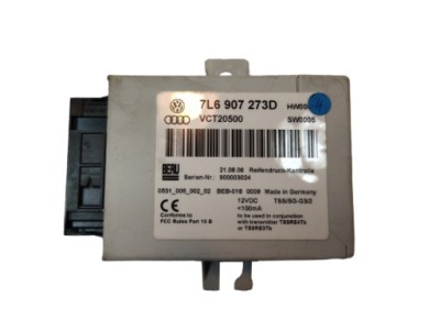 7l6907273d модуль блок керування тиску шин touareg фото №1