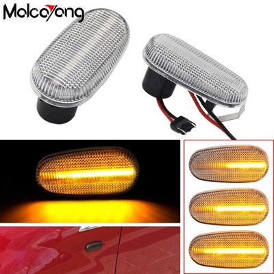 PARA ALFA ROMEO MITO 147 GT PARA FIAT BRAVO 2 PIEZAS FLOTANTE LUCES DIRECCIONALES DIODO LUMINOSO LED  