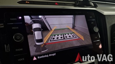 Камера заднего вида монтаж vw passat, golf оригинальная фото №1