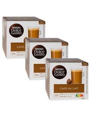 Kapsułki NESCAFE DOLCE GUSTO AU LAIT 3 x 16 sztuk