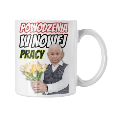 Kubek NA POŻEGNANIE KOLEŻANKI Z PRACY Kaczyński