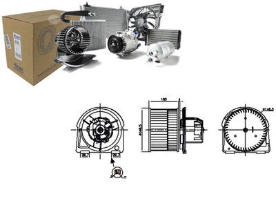 VENTILADOR SOPLADORES INTERIOR NISSENS 87382 NISSENS  