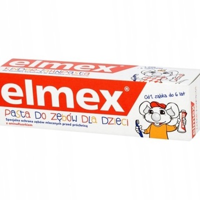 Elmex Pasta do zębów dla dzieci 0-6lat 50ml