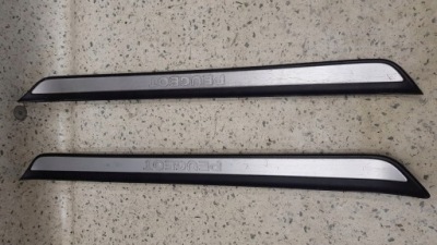 Накладка молдинг порог перед пара peugeot 607 фото №1