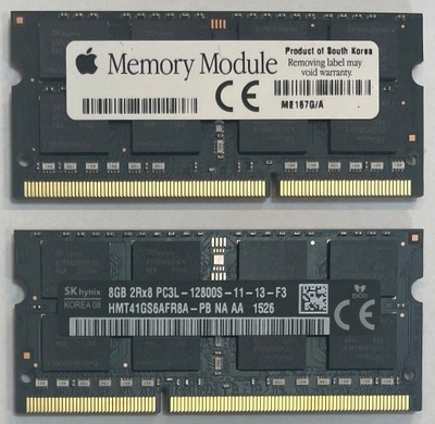APPLE ME167G/A 2x8GB 16GB PC3L 12800S MacBook iMac