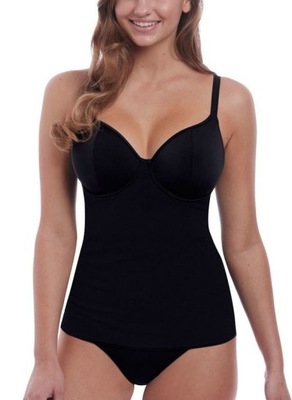 85E 38DD Freya Remix Plunge Underwire Tankini Top