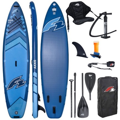 Deska pompowana SUP F2 Axxis 11'6" Navy Blue Combo Wiosło 2w1 Siedzisko