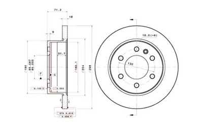 BREMBO ДИСКИ ТОРМОЗНЫЕ ТОРМОЗНЫЕ 2 ШТУКИ. ЗАД MERCEDES ESPRINTER B910 SPRINTER