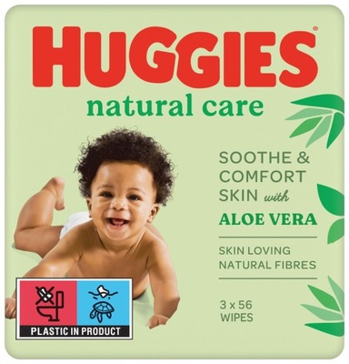 HUGGIES Chusteczki nawilżane Natural Care 168 szt