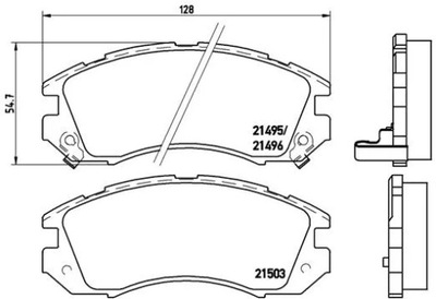 PADS HAM. FRONT  