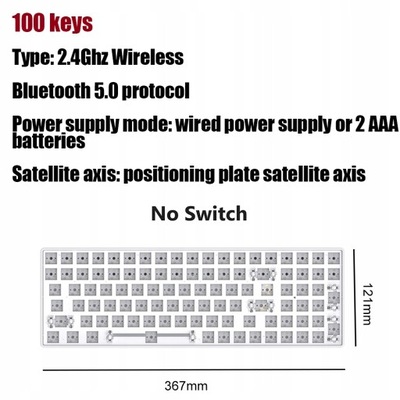 GMK67 zestaw uszczelek mechaniczna klawiatura