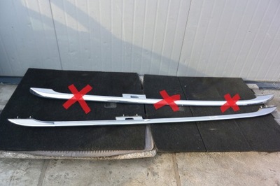 Рейлинги кровельные левое  хром mercedes gl x164 рестайлинг фото №1