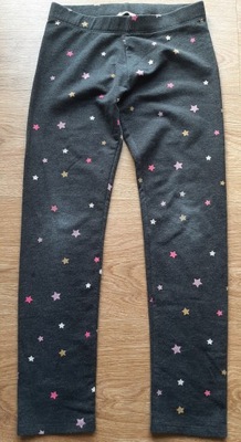 H&M legginsy w gwiazdki 134cm 8-9l