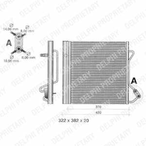 AUŠINTUVAS KONDICIONAVIMO DELPHI TSP0225320 