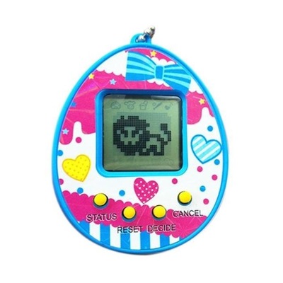 Zabawka Tamagotchi elektroniczna gra jajko niebies