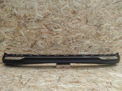 Накладка бампера задняя спойлер kia ceed iii фото №1