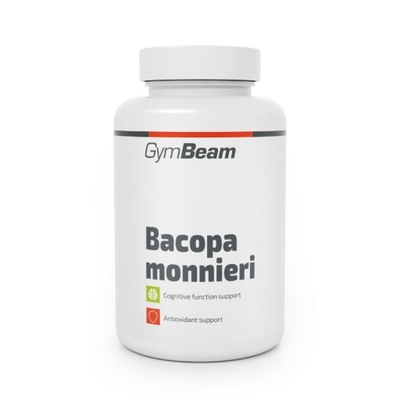 BACOPA MONNIERI EKSTRAKT WEGE NOOTROPIK ADAPTOGEN PAMIĘĆ - GymBeam 90 kap