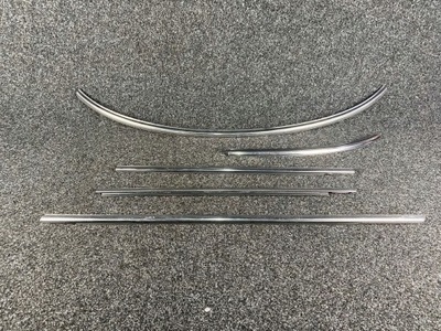 Mini cooper f55 f56 молдинг хром двері фото №1