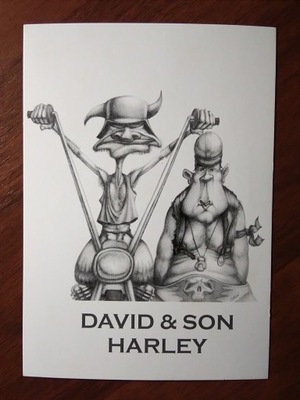 David&Son Harley grafika Piotr Knabe