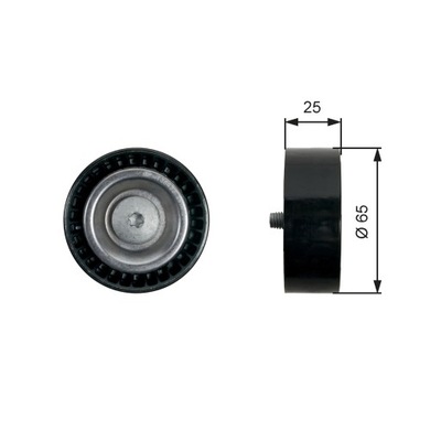 Ролик натяжна ремінь поліклиновий mercedes cls c218 cls shooting brake x21 фото №1