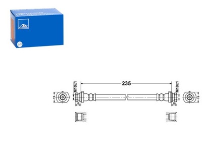 CABLE DE FRENADO ELÁSTICO PARTE TRASERA IZQUIERDA/DERECHA NISSAN QASHQAI II RENAULT KADJAR  