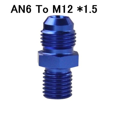 Male AN6 to 1/2 NPT 1/4 NPT 3/8NPT M10*1.5 M2