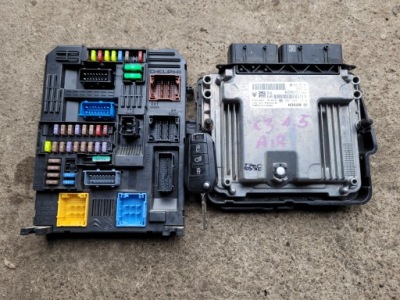 Набір стартовий бортовий комп'ютер odpałka citroen c3 aircross 1.5 blu механічна коробка передач фото №1