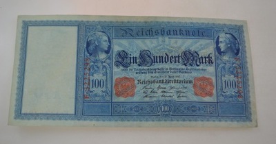 Niemcy - banknot - 100 Marek - 1910 rok