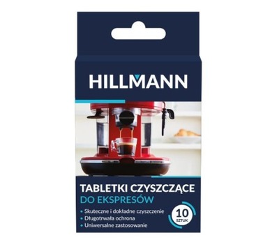 Tabletki do czyszczenia ekspresów HILLMANN 10 sztuk