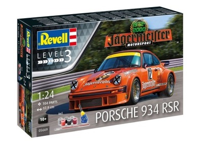 Zestaw z farbami Porsche 934 RSR Jagermeister Motor Sport 1-24.