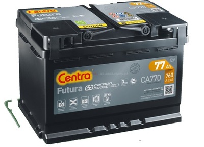 АККУМУЛЯТОР CENTRA FUTURA CA770 12V 77AH 760A