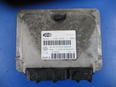 Fiat panda ii 1.2 бортовой компьютер 55190101 iaw4af.s2 фото №1