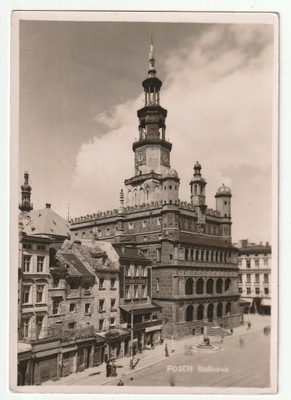 POZNAŃ. Posen. Rathhaus.