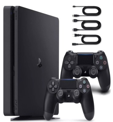 Konsola PS4 SLIM 500GB 2x Pad Konsola PLAYSTATION 4 SLIM 500GB 2x Pad