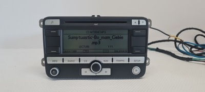VW Passat B6 Golf V RNS300 Radio Cd Mp3 1K0035191D z kodem