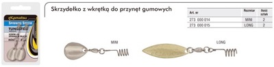 SKRZYDEŁKO Z WKRĘTKĄ DO PRZYNĘT GUMOWYCH "LONG" OP.2SZT - KAMATSU